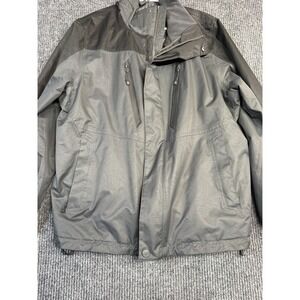 Gerry Men's Gray Black  Multi Pocket Winter Ski Jacket Size LG Outer Shell Only